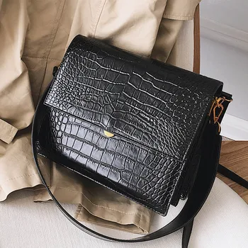 

Fashion Crocodile Chains Ladies Designer Handbags High Quality PU Leather Women Totes Women's Alligator Shoulder Crossbody Bag