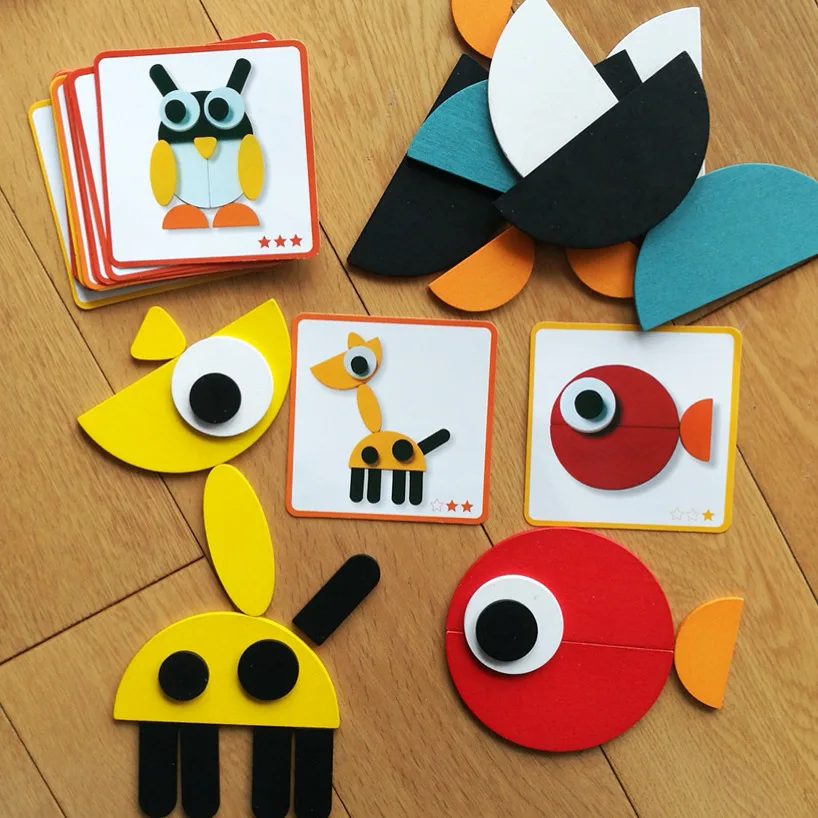 Early Education Toys Jigsaw 3d Puzzle Children Intelligence Interesting Puzzle Educational Toys Learning Toys for Children