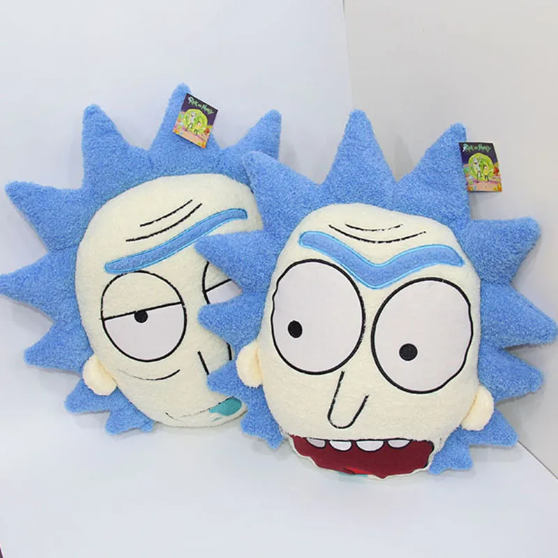 Rick and Morty подушка плюшевые мягкие игрушки удобная мягкая подушка на спинку стула Рик плюшевые куклы Подарки для детей