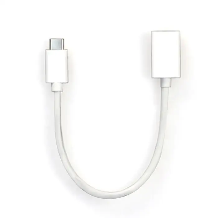 Кабель для передачи данных от type-C до USB2.0 MacBook 16 см/6,3 дюйма удлинитель данных Белый Кабель-адаптер для внутреннего, наружного