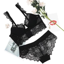 Varsbaby, сексуальное нижнее белье, комплект кружевного нижнего белья с подкладом, пуш-ап, комплект с бюстгальтером, чашечки A, B, C, D