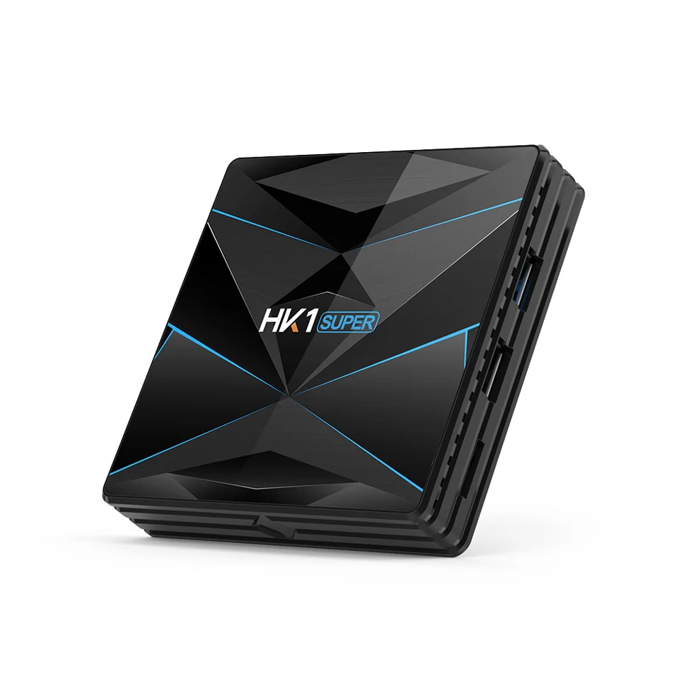 HK1Super Android 9.0 IPTV Arab France QHDTV Subscription 1 Year Code RK3318 Dual-Band 5.8G IPTV Italia Arabic Spain India Box
