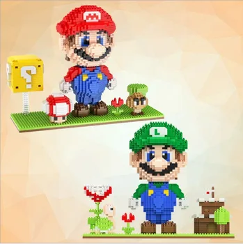 

HC Super Mario Diamond Small Particle Building Block Children Educational Puzzle Assembling Toys Speelgoed Building Blocks