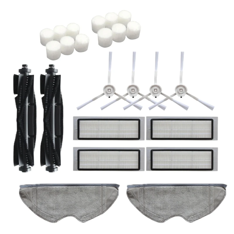 24Pcs Washable Main Brush Side Brushes Hepa Filter Mop Cloth for 360 S5 S7 Robot Robotic Vacuum Cleaner Parts | Бытовая техника