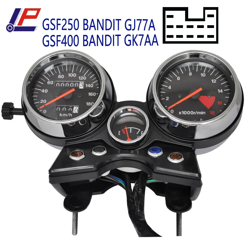 

Motorcycle Gauges Cluster Speedometer Cover for GSF 250 BANDIT 250 GJ77A GSF 400 BANDIT 400 GK7AA GSX400 GSX750 Inazuma