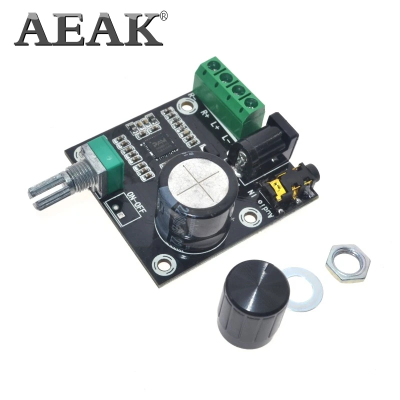 AEAK Super Slim 2x15 Вт PAM8610 цифровой усилитель двойной мощности класса D 12 В|audio amplifier