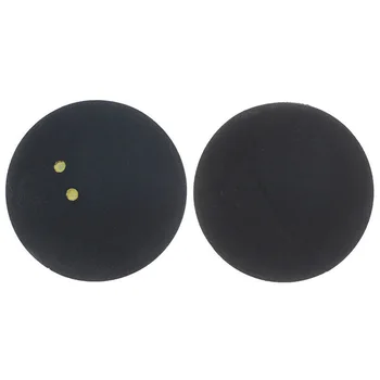 

Round Bounce Professional Player 4cm Small Elasticity Rubber Low Speed Tool Competition Two Yellow Dots Sports Squash Ball