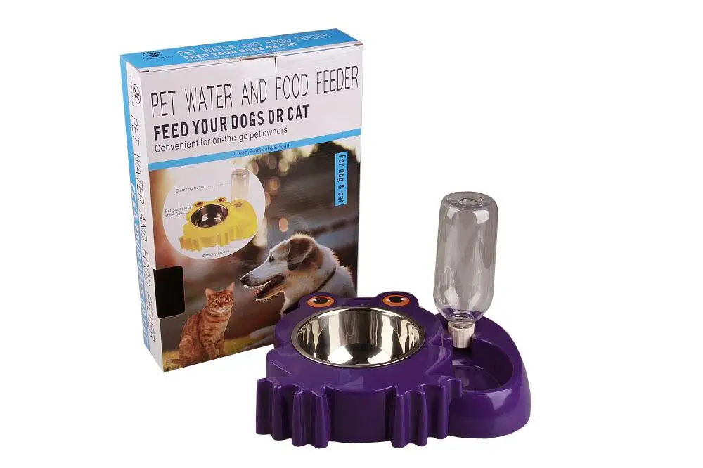 Squirrel frog cartoon dog drinking bowl (20)