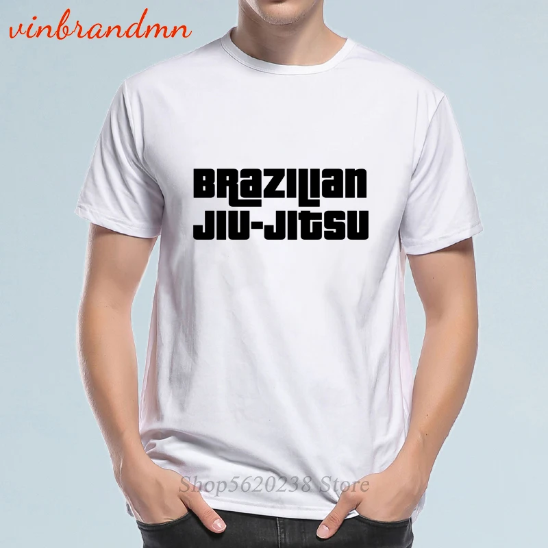 Забавная креативная Мужская футболка BJJ футболки Бразильская команда