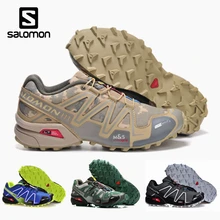 Salomon Скорость Крест 3 Спорт на открытом воздухе Мужская Обувь Zapatillas Скорость крест CS мужского Хомбре Соломоновых Островов ограждения для бега женская обувь