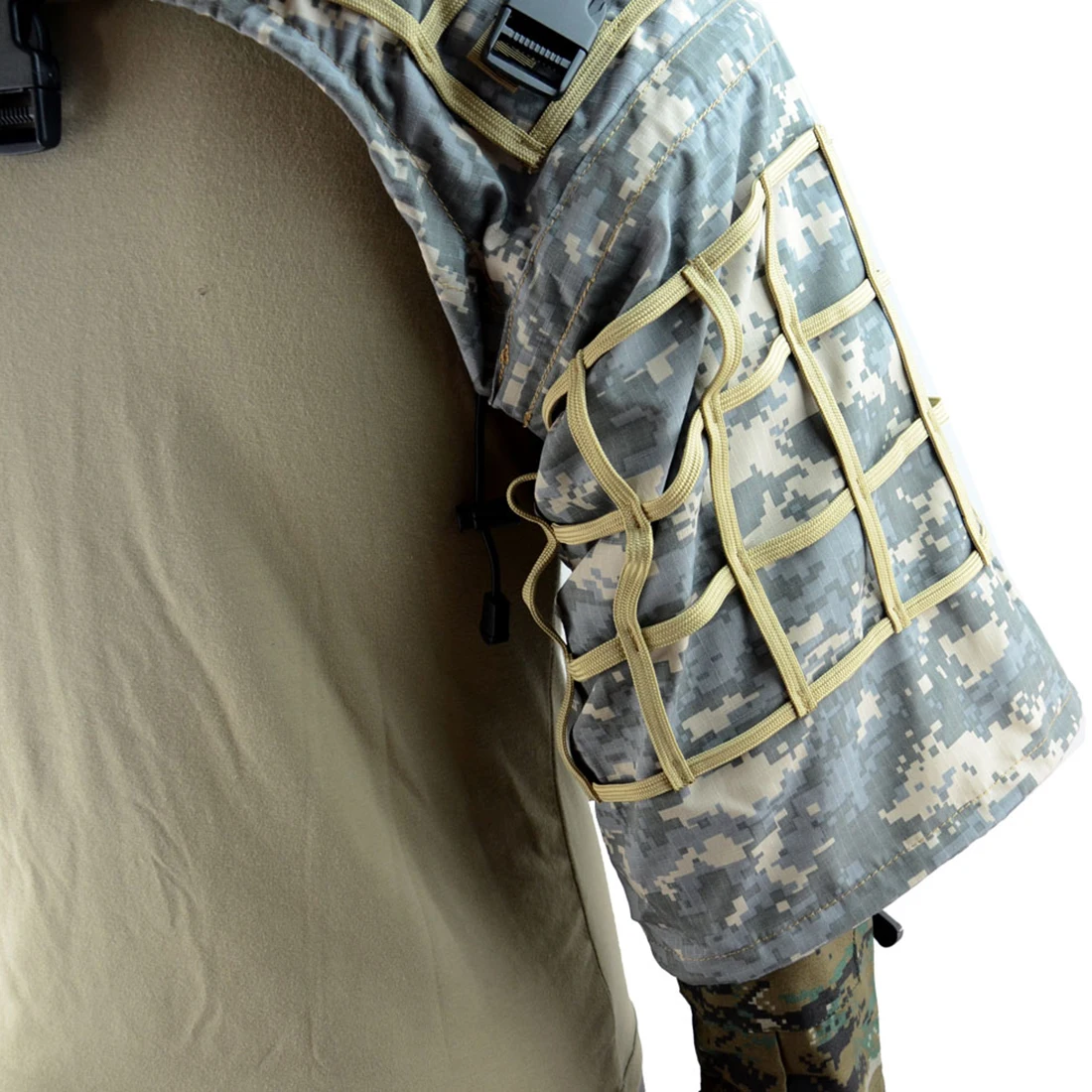 Ghillie Suit Foundation Tactical Ghillie Hood тактическое камуфляжное пальто-свободный размер ACU