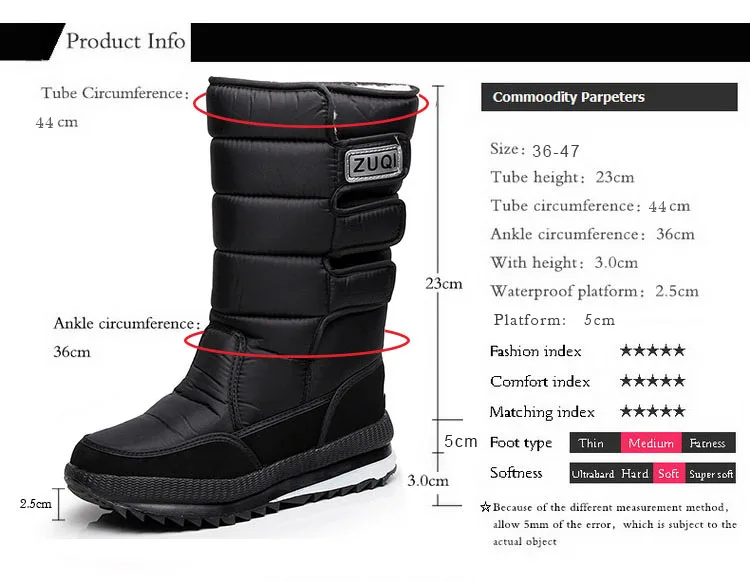 Мужские ботинки; очень теплые зимние ботинки; chaussure homme; Красивая Повседневная Водонепроницаемая зимняя обувь для влюбленных; Мужская зимняя рабочая обувь размера плюс 57