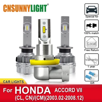 

CNSUNNYLIGHT LED Car Headlamp Bulbs For HONDA ACCORD VII CL CN/CM 2003-2008 Foglamp Headlight Bulbs Auto Lamp Light Accessories
