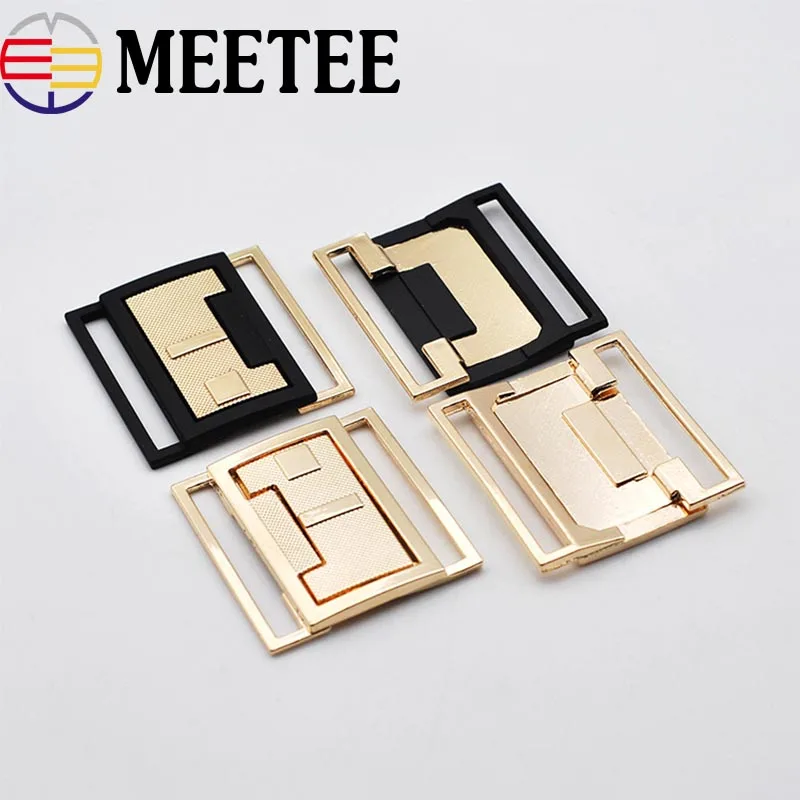

2/5pcs Fashion Women Metal Button Down Coat Belt Buckle For Clothes Hasp Hooks DIY Decorative Buckle Sewing Accessories KY976