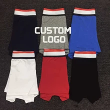 Customize Your Logo Pantalones Cortos Hombres Ropa Interior Transpirable Men Underwear De Los Hombres De Letter Shorts