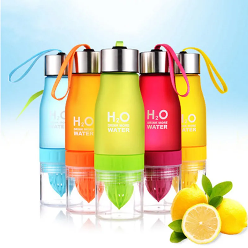 650 мл Infuser бутылка воды фрукты инфузии дети напиток для активного летнего спорта бутылка для сока лимон чашка переносной чайник Рождественский подарок