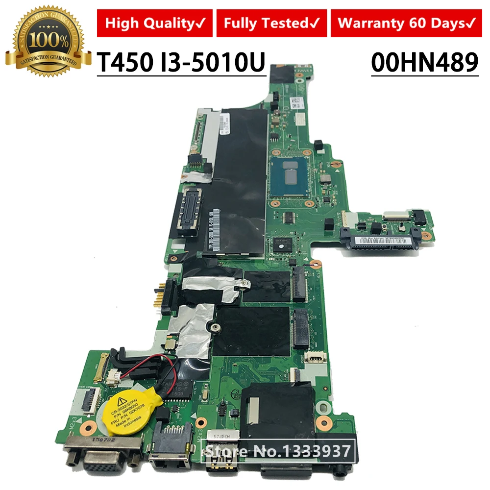 00HN489 AIVL0 NM-A251 материнская плата для Lenovo ThinkPad T450 Материнская ноутбука | Компьютеры и