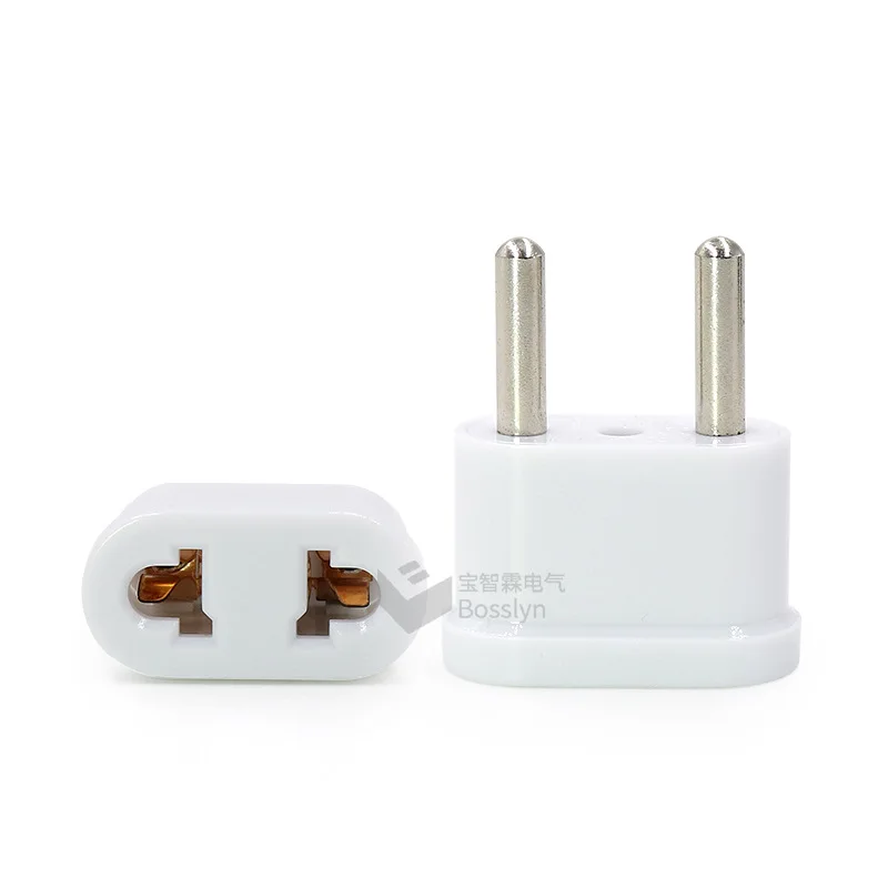 

4.8mm USA to the AU EU Conversion Plug Adaptor 220V AC Power Adapter Mobile Phone Travel Transform Plugs Wall Charger Power Plug