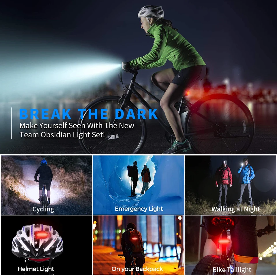 Lampe LED Avant Vélo Aste USB - Modèle BK02 - Éclairage Puissant Pour Guidon