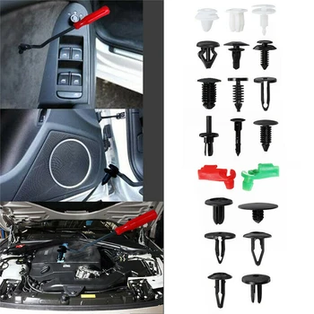 

425pcs Set Rivet Fasteners Auto Body Plastic Push Trim Panel Moulding New