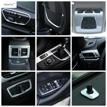 

Lapetus Matte Interior Refit Fit For BMW X2 F39 2018 - 2020 Head Lamps Button / Armrest Box Rear Air Conditioning Cover Kit Trim