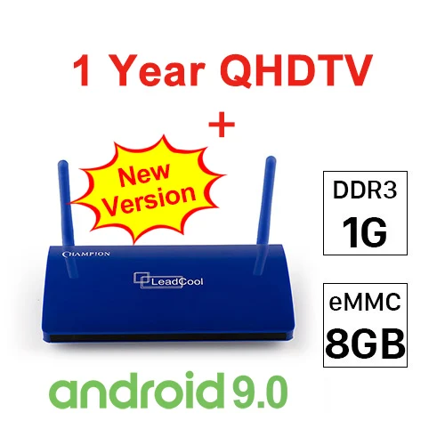 1G 8G 9.0 BLUE Leadcool IPTV Франция коробка Android французский арабский IPTV Rk3229 Leadcool QHDTV подписка 1 год Бельгия голландский арабский Франция IPTV - Цвет: 1G 8G 9.0 BLUE