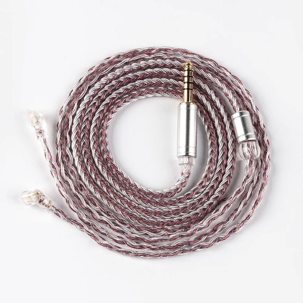 Yinyoo 16 Core High Purity Silver Plated Cable 2.5/3.5/4.4MM With MMCX/2PIN/QDC Connector ZS10 Pro AS10 AS16 AS12 ZSN PRO C12