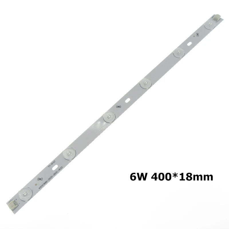 5-20pcs 4W 6W 8W 고휘도 2835 LED 바 조명 LED 튜브 화이트/따뜻한 화이트 천장 조명 60도 광학 렌즈