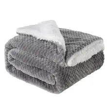 Двухслойное Фланелевое теплое одеяло, Флисовое одеяло, фланелевое одеяло с ананасом для спальни, дивана, офиса