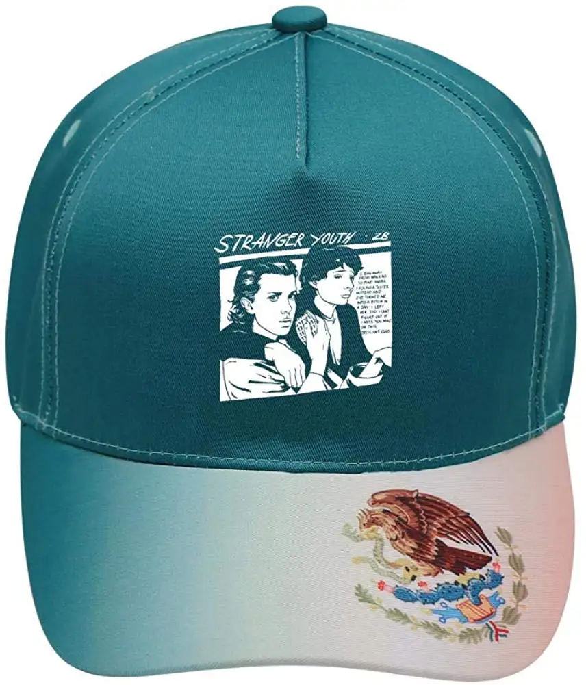 Странная Молодежная бейсбольная кепка с мексиканским флагом, взрослая уличная Кепка для папы, регулируемая бейсболка зеленого цвета