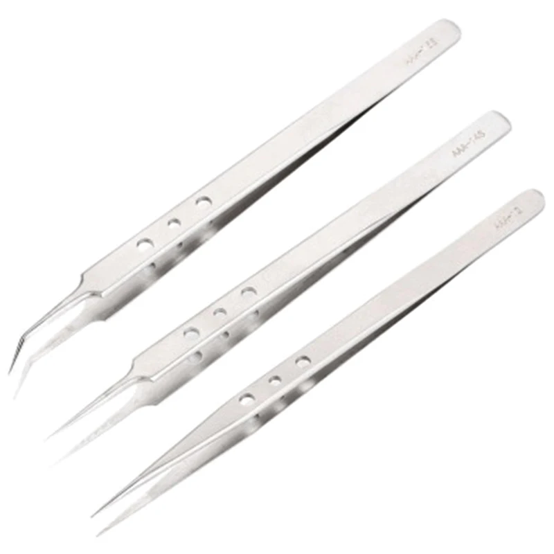 

Stainless Steel High Elastic Tweezers Super Super Mobile Phone Repair Motherboard Long Flying Line