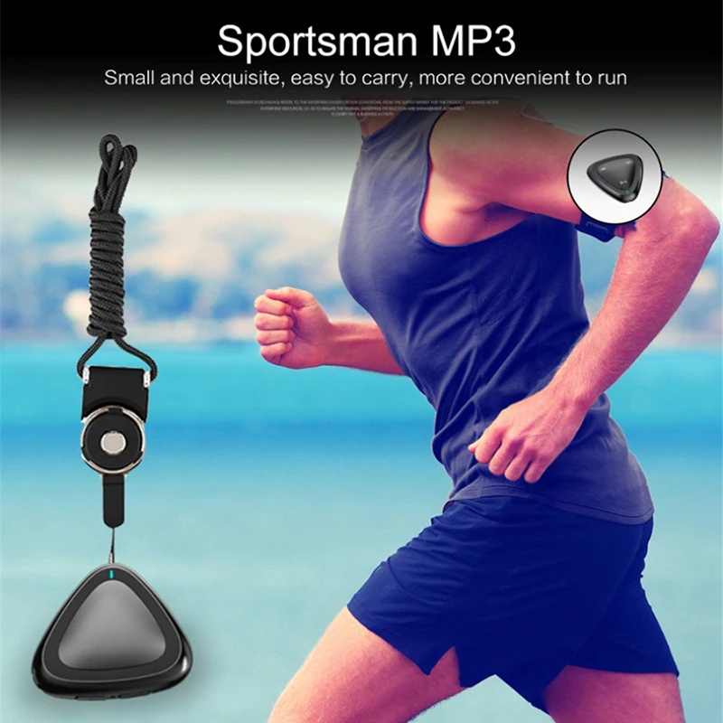 Новинка-мини MP3 USB Bluetooth спорт HiFi MP3 музыка Walkman плеер fm-радио диктофон+ наушники
