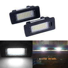 1 пара/2 шт безотказные светодиодные лампы для номерного знака Лампы Canbus белые 6000k 12V для BMW E39 E60 E61 E82 E90 E91 E92 E93 X5 X6