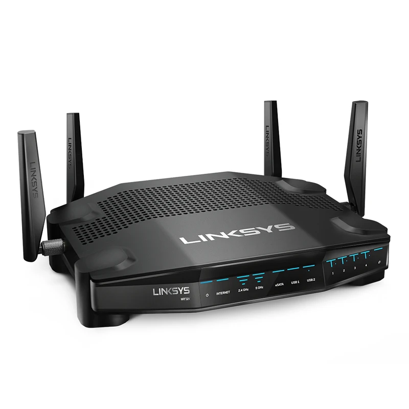 

LINKSYS WRT32X AC3200 Dual-Band MU-MIMO DFS Smart Gaming Wi-Fi Router with Killer Prioritization Engine 1.8 GHz dual-core CPU