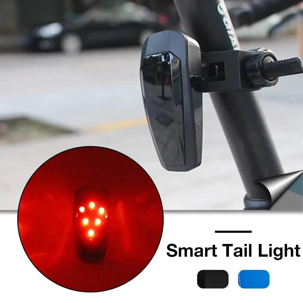 Smart Bicycle Light USB Charge Led Bike Light Flash Tail Rear Bicycle Lights for Mountains Bike Seatpost Warning Taillights