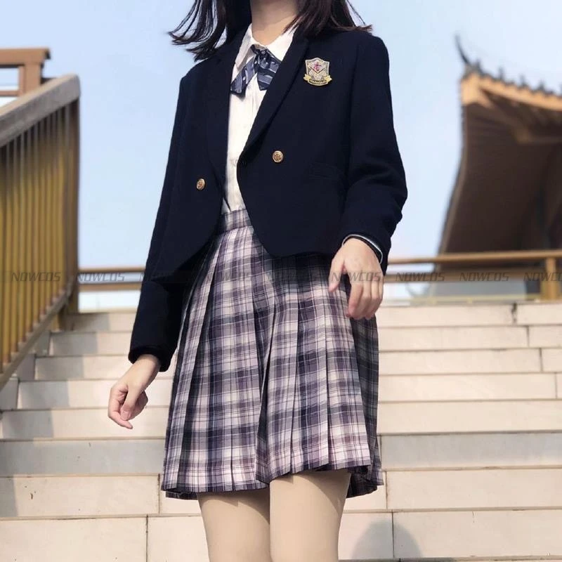 da escola anime cosplay traje jk feminino