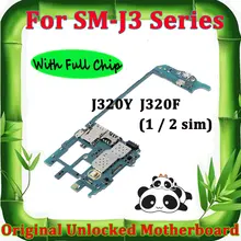 Для Samsung Galaxy J3 J320Y J320F оригинальная разблокированная материнская плата Android чистая материнская плата с полным чипом разблокировка основная л...(China)