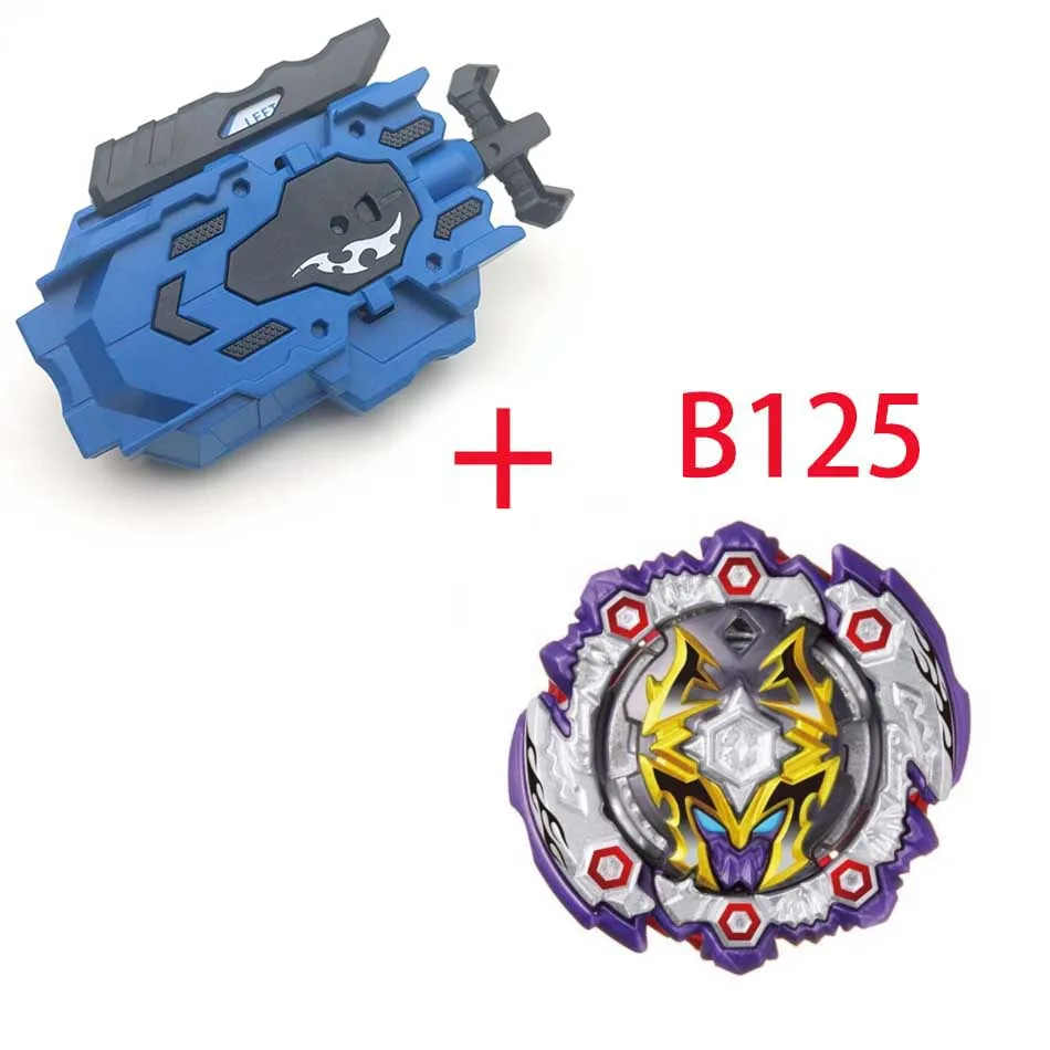 Beyblade Burst B-100 CHO-Z VALKYRIE. Z. Ev с левым и правым двухсторонним пусковым устройством, металлический бустер, топ стартер, гироскоп, спиннинговая игрушка для боя - Цвет: B125