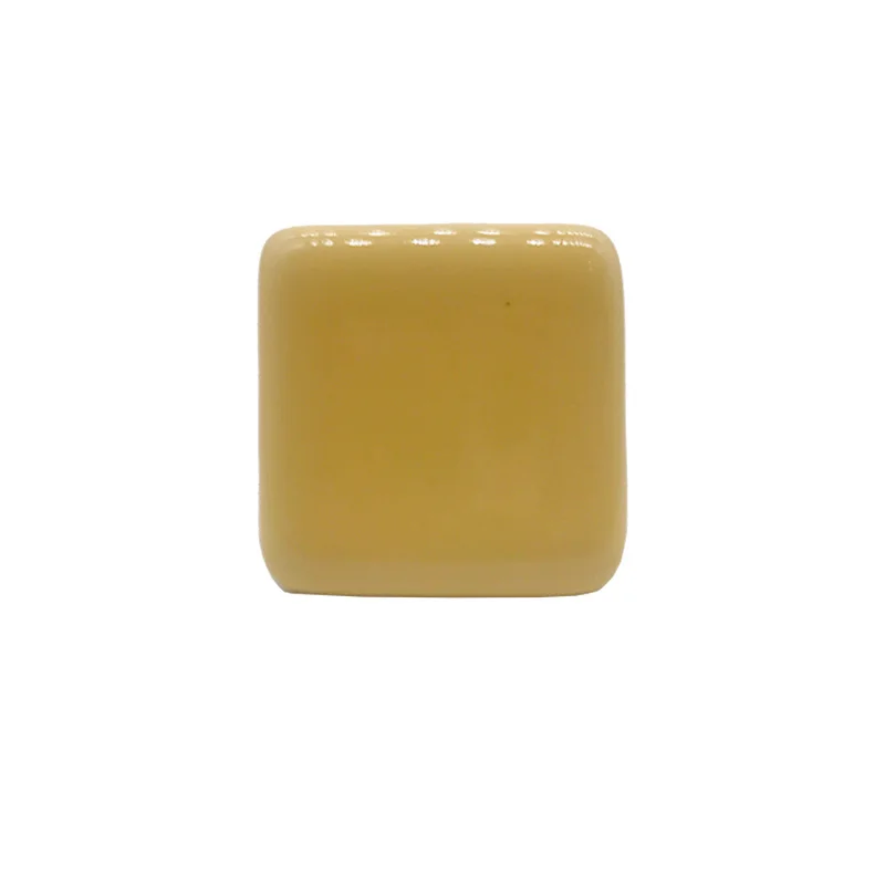 Yellow 8x евро Мебельная ручка квадратные керамические дверные ручки шкафа ручки мебель для детской ящика кухонный шкаф потяните - Цвет: Yellow