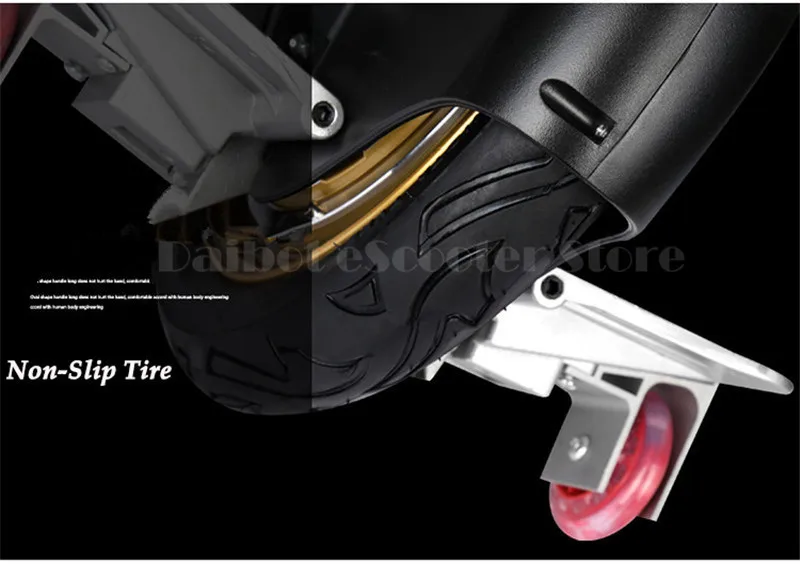 Daibot Electric Scooter Adult One Wheel Self Balancing Scooters 14Inch 60V 350W Portable Electric Balance Unicycle With Push Rod (50)