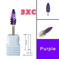 ONE Way Typhoon Carbide Tungsten Right hand Tungsten stable shank  Accessories Cutter pedicure nail drill bits 2