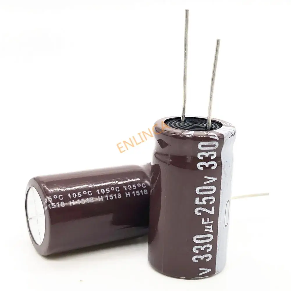 3pcs/lot 250v 330uf high frequency low impedance 18*35 20% RADIAL aluminum electrolytic capacitor 330000NF | Электронные