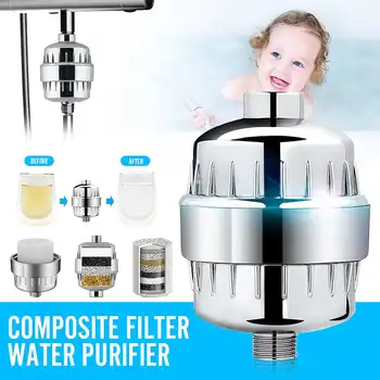 

Home Bathroom Shower Filter Bathing Water Filter Purifier Water Softener Treatment Health Softener Chlorine Water Purifier Set