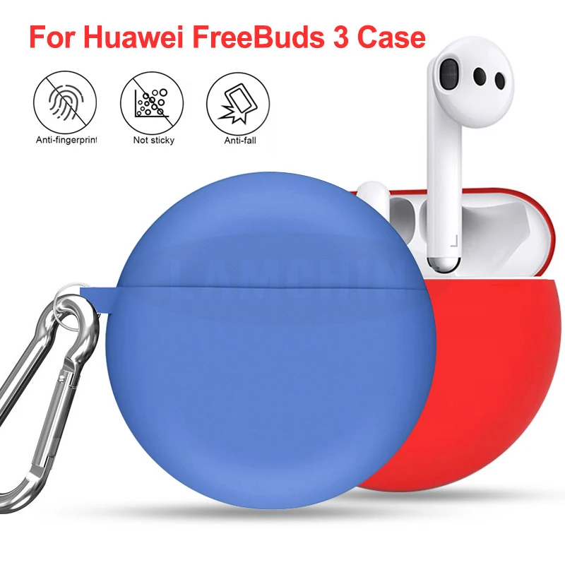 Новый силиконовый чехол для наушников Bluetooth Huawei Freebuds 3 shock водонепроницаемый с
