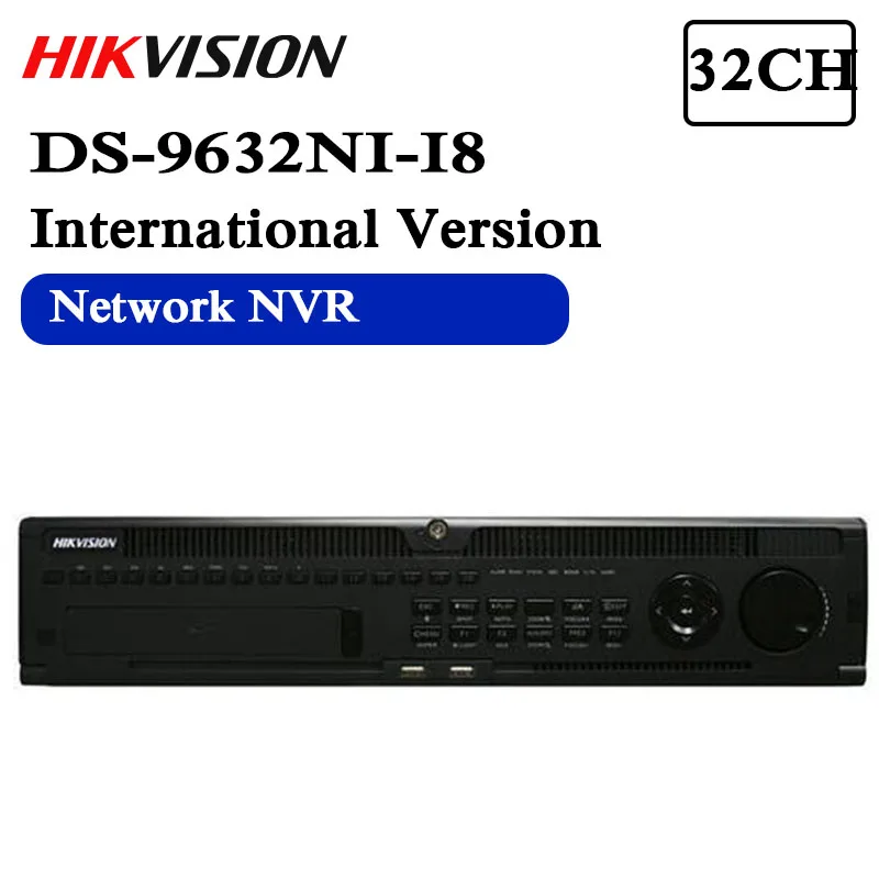 

DS-9632NI-I8 English version H.265 NVR 32CH Support up to 12MP camera, 8SATA for 8HDDs HMDI1 at up to 4K NVR RAID