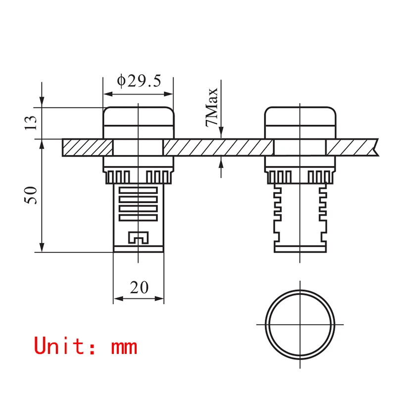 10Pcs AD16-22SM 12V 24V 110V 220V 380V 22mm 플래시 신호등 빨간색 LED 활성 버저 경고음 위험 경보 표시기 긴 소리