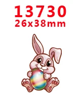 30 шт. плоское украшение из смолы на Пасху pr13734 - Цвет: 13730
