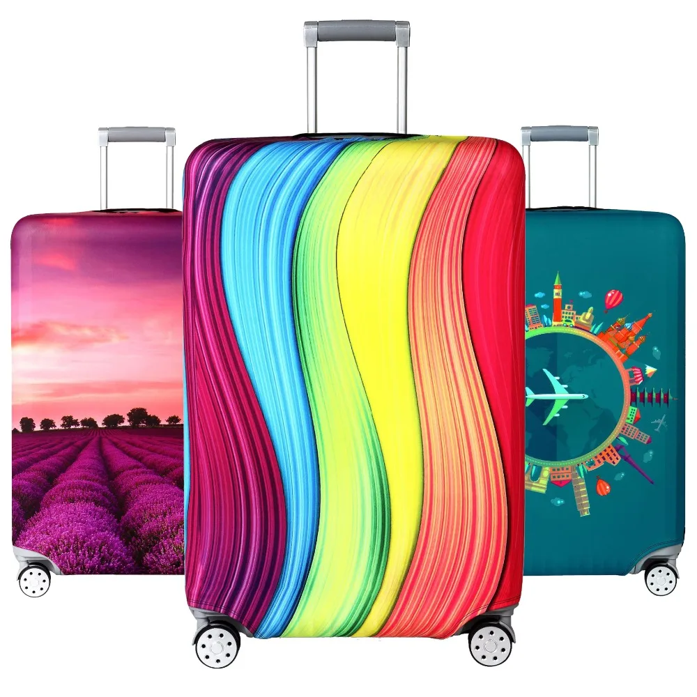 Elastic-Travel-Luggage-Cover-Dustproof-Protective-Travel-Suitcase-Cover-For-18-32-Inch-Trolley-Bag-Case