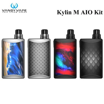 

Vandy Vape Kylin M AIO Kit 70W Rebuildable AIO Pod 5ML atomizer 2.5ML Pre-Built Cartridge Pod Electtonic Cigarette Vape Kit