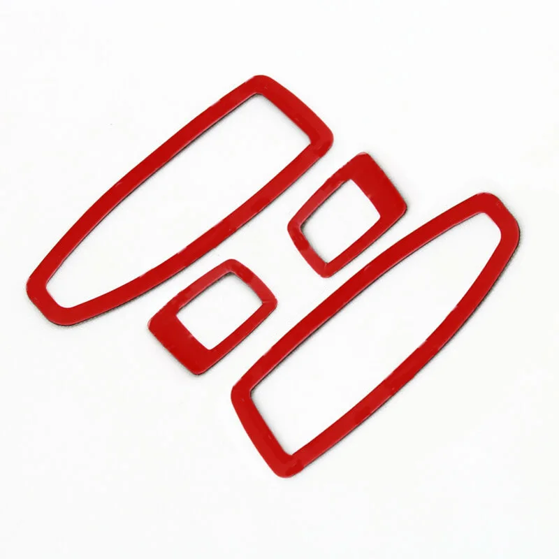 Наклейка переключатель окна отделка декор износостойкость Черный двери автомобиля панель из натурального углеродного волокна